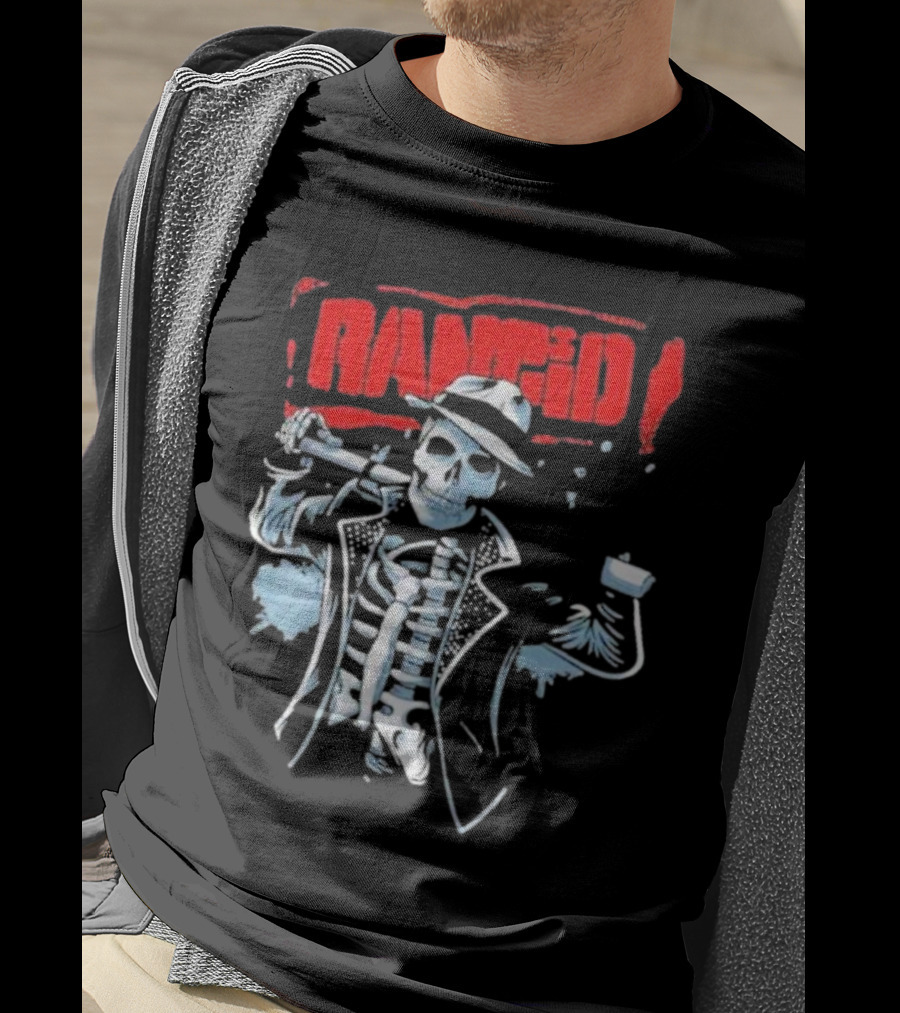 Rancid Bo Knows Skele Tim North America Tour T-Shirt