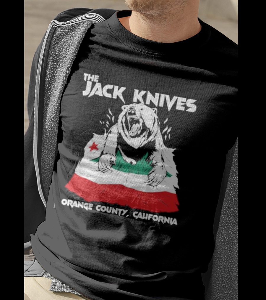 The Jack Knives Bear Orange County California T-Shirt