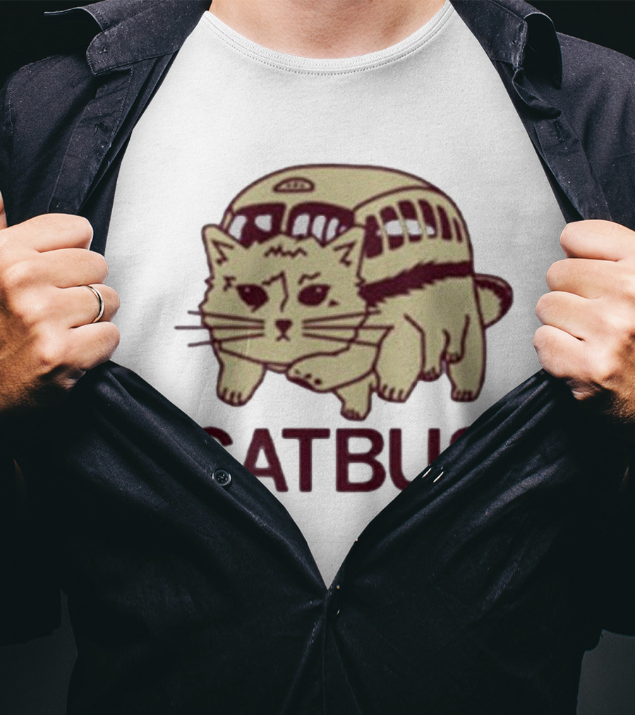 Catbus My Neighbor Totoro Public Transportation Deserve T-Shirt
