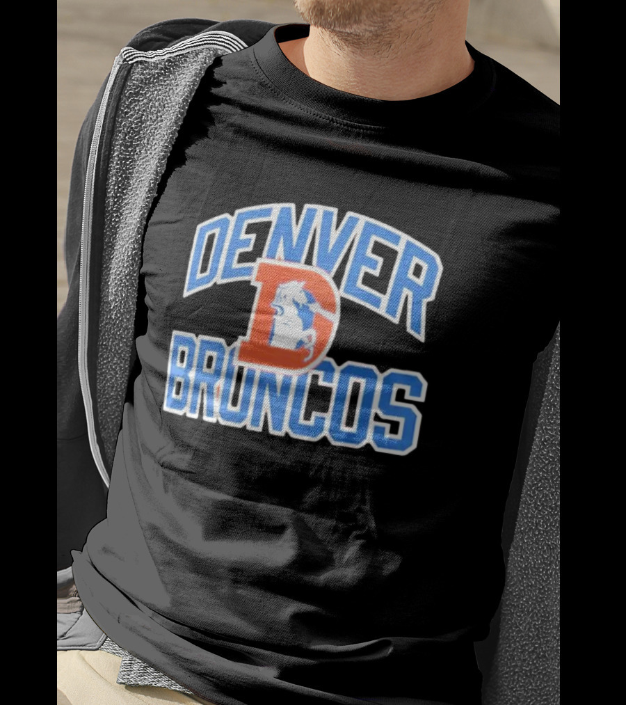 Denver Broncos Retro D Emblem T-Shirt