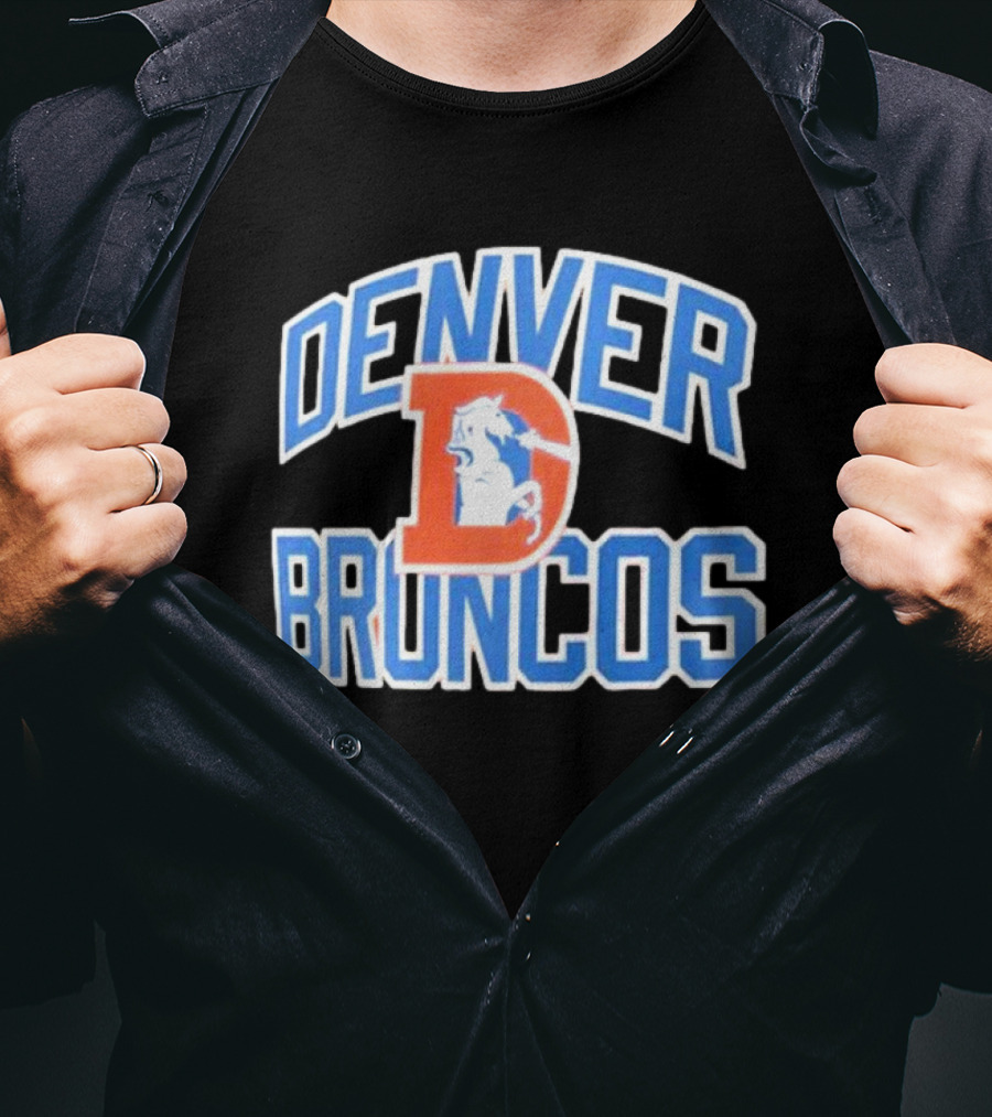 Denver Broncos Retro D Emblem T-Shirt
