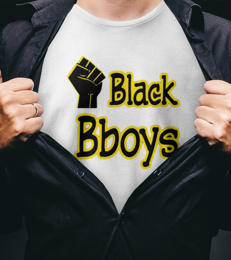 Destroy Quietly Black Bboys Fist T-Shirt