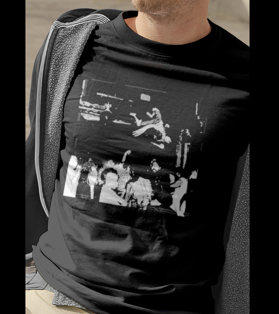 Funny Ahh Tees Luffy X Die Lit Crowd Jumping Scene T-Shirt