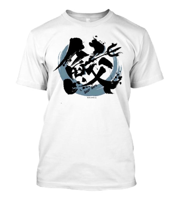 Gawr Gura Hololive Ink Kanji Splash T-Shirt