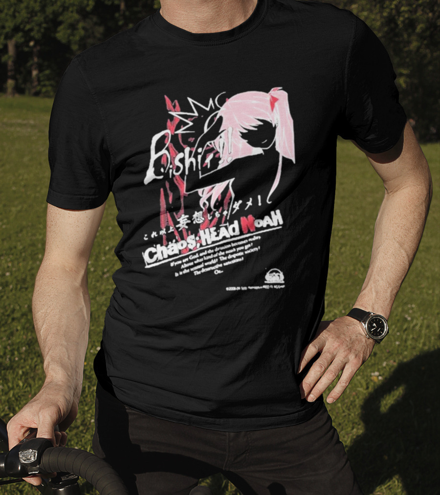 Chaos Head Noah Bishōjo Anime Waifu Manga Styling T-Shirt