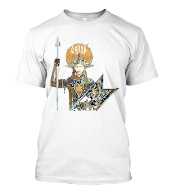 Gojira Fortitude Warrior Album Art Iconic Spear Holder T-Shirt