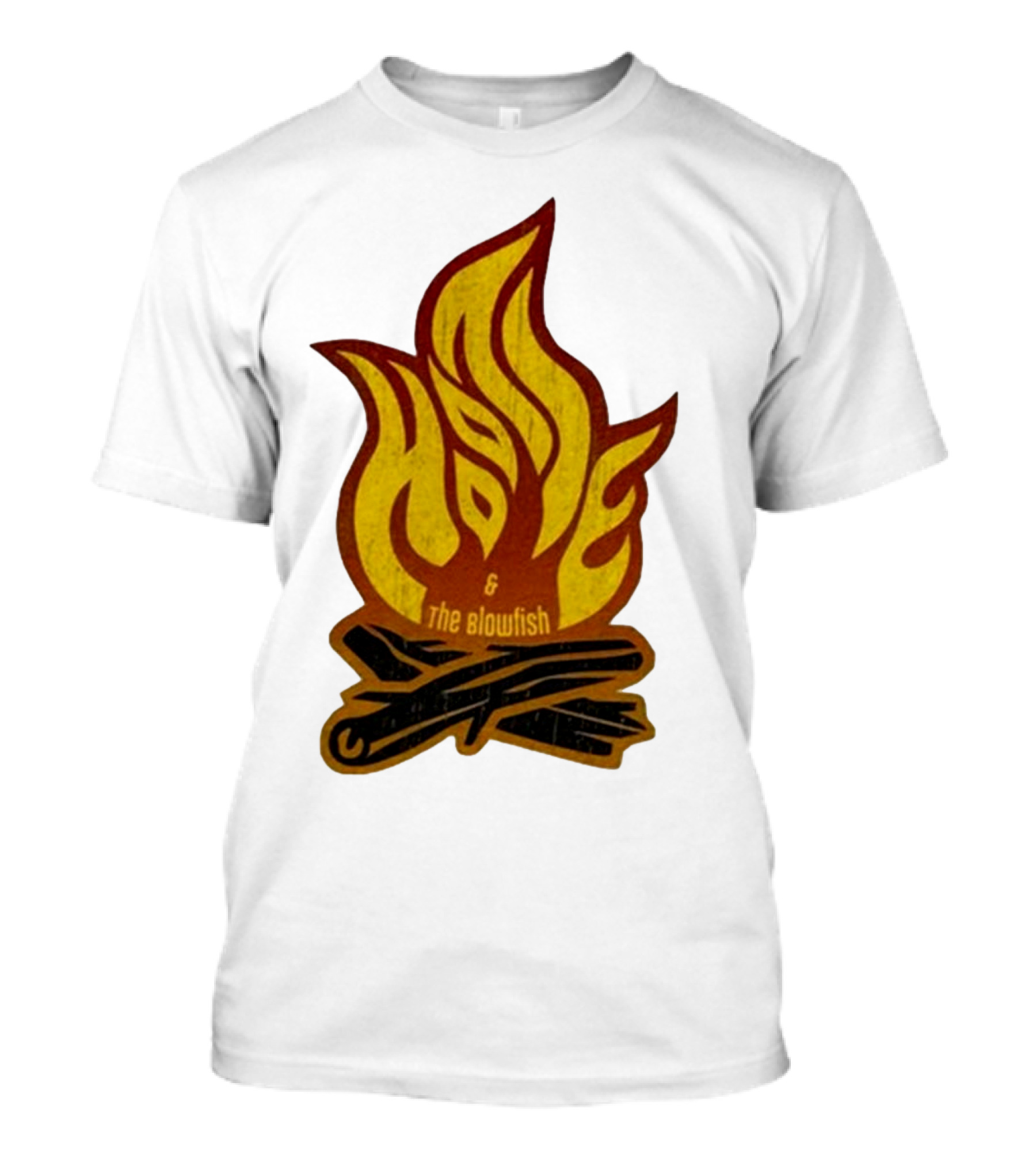 Hootie And The Blowfish Campfire Flame Logs T-Shirt