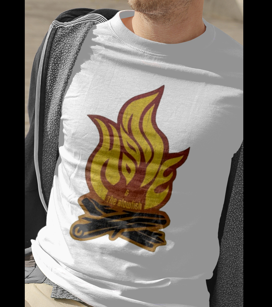 Hootie And The Blowfish Campfire Flame Logs T-Shirt