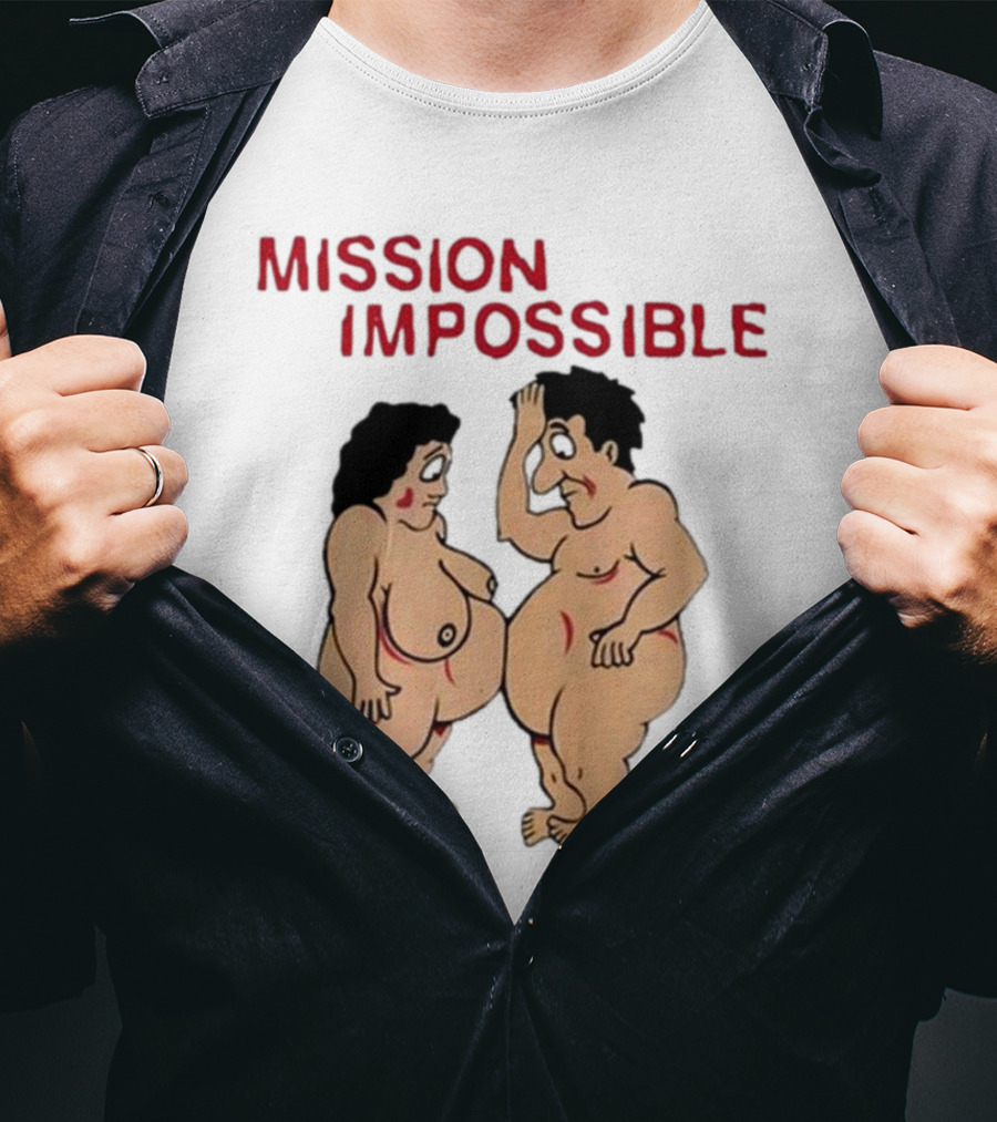 MISSION IMPOSSIBLE Comic Parody Retro Humor T-Shirt