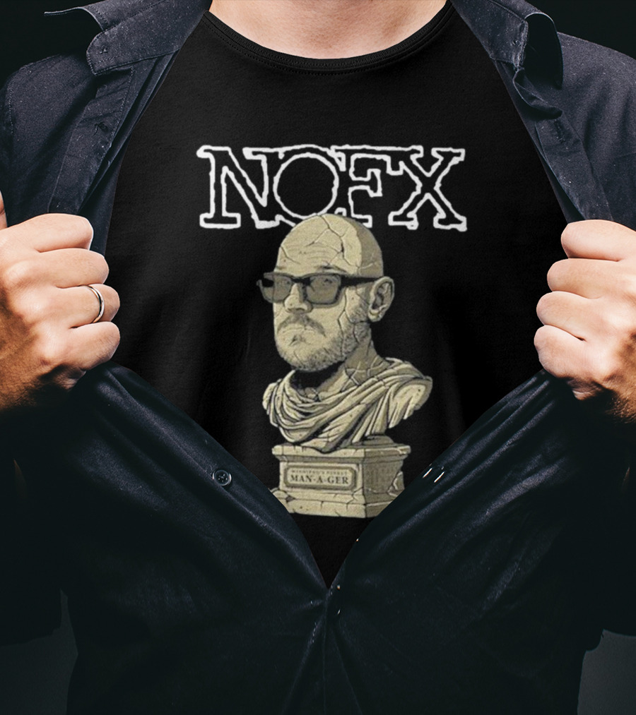 NOFX Concert Bust Graphic At Burton Cummings Theatre Winnipeg August 15 T-Shirt
