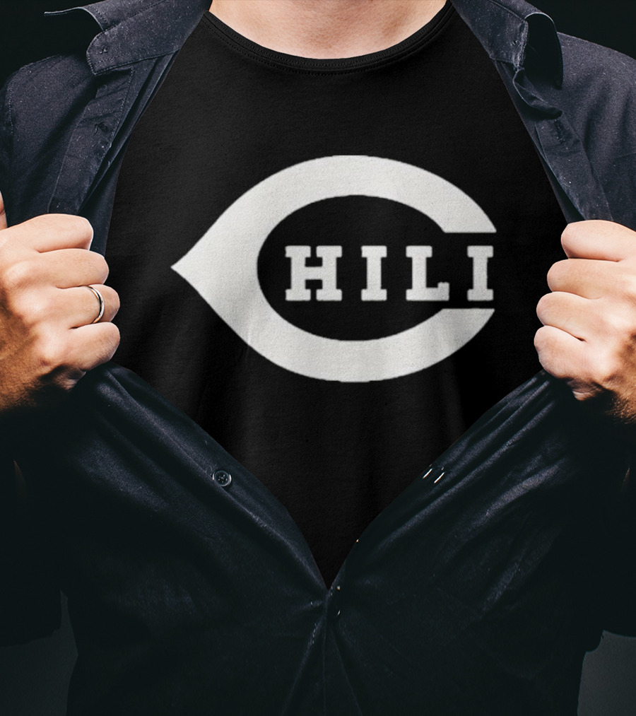 Cincinnati Chili C Logo Baseball T-Shirt