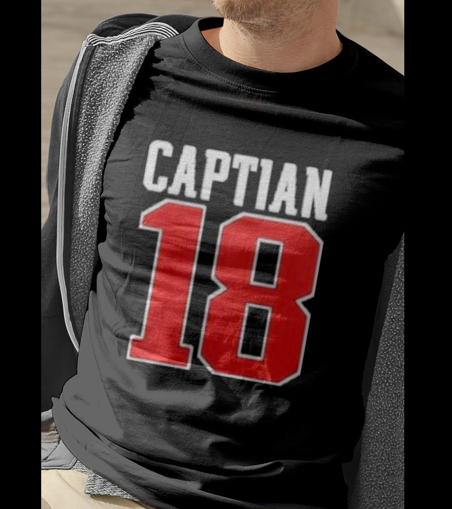 Captain 18 The Patriots Coach T-Shirt
