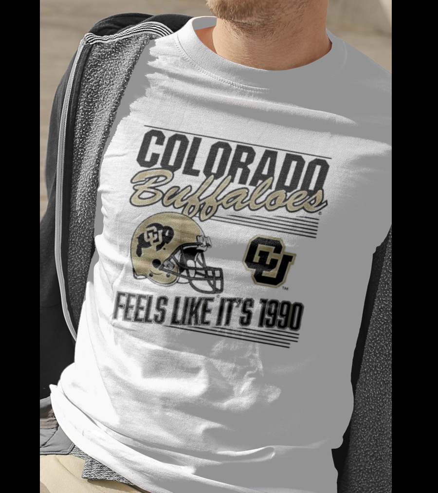 Colorado Buffaloes Helmet Feels Like It's 1990 CU T-Shirt