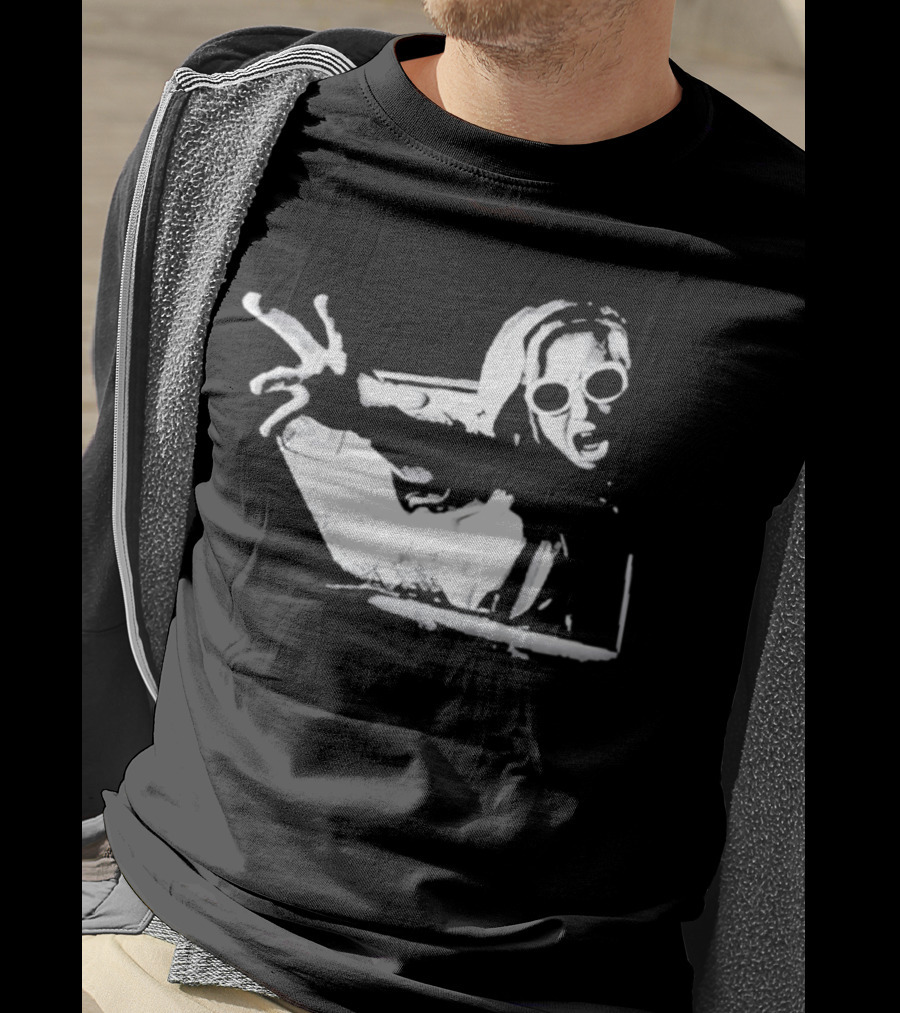 Cuckoo The Hooded Woman Reaching In Sunglasses T-Shirt