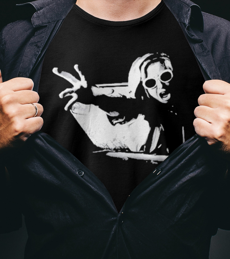 Cuckoo The Hooded Woman Reaching In Sunglasses T-Shirt