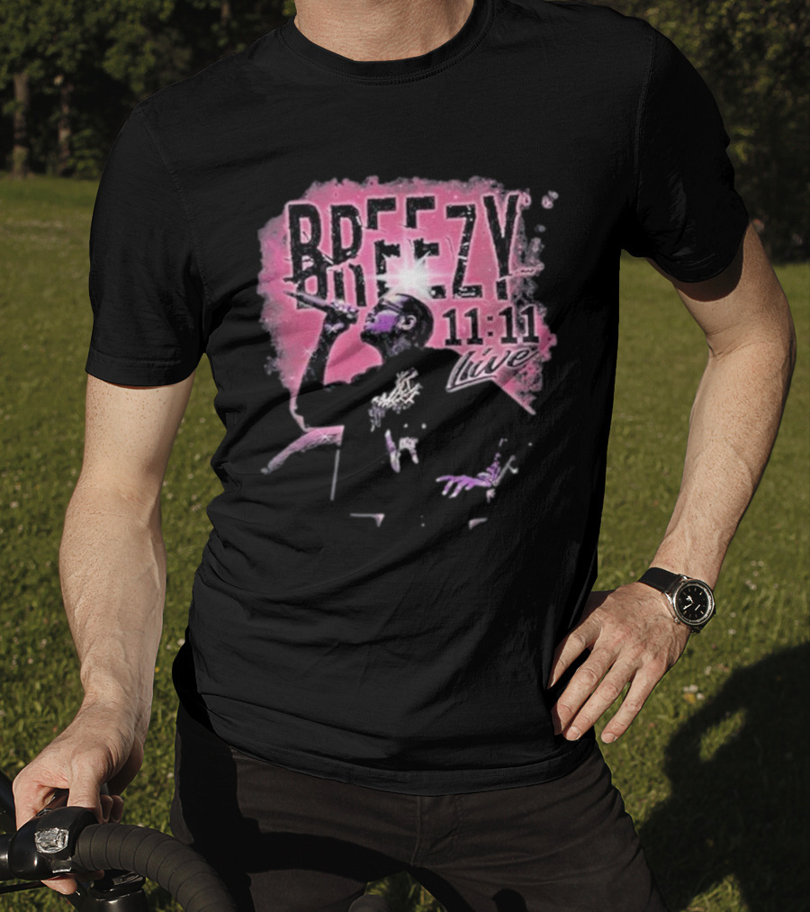 Breezy 11 11 Live Chris Brown T-Shirt
