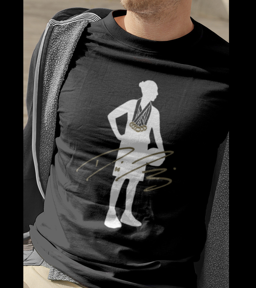Diana Taurasi 6x Gold Medalist Silhouette With Signature T-Shirt