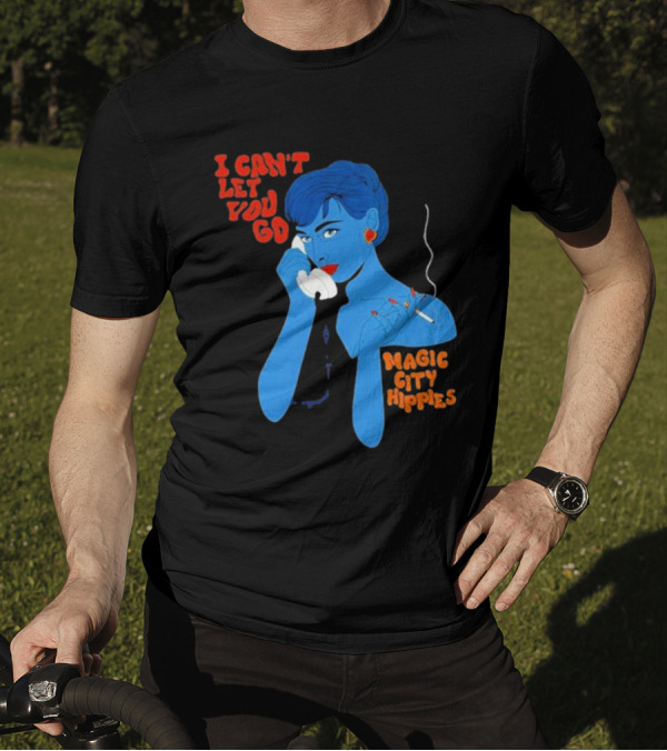 Magic City Hippies I Can’t Let You Go Blue Woman Smoking Retro T-Shirt