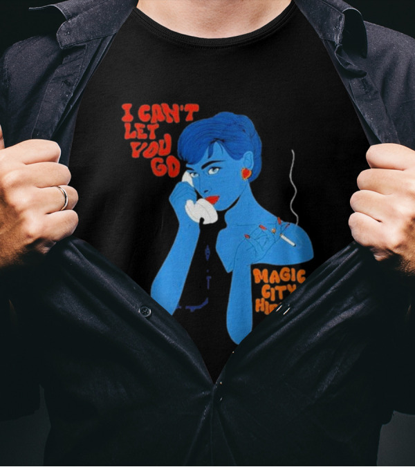 Magic City Hippies I Can’t Let You Go Blue Woman Smoking Retro T-Shirt