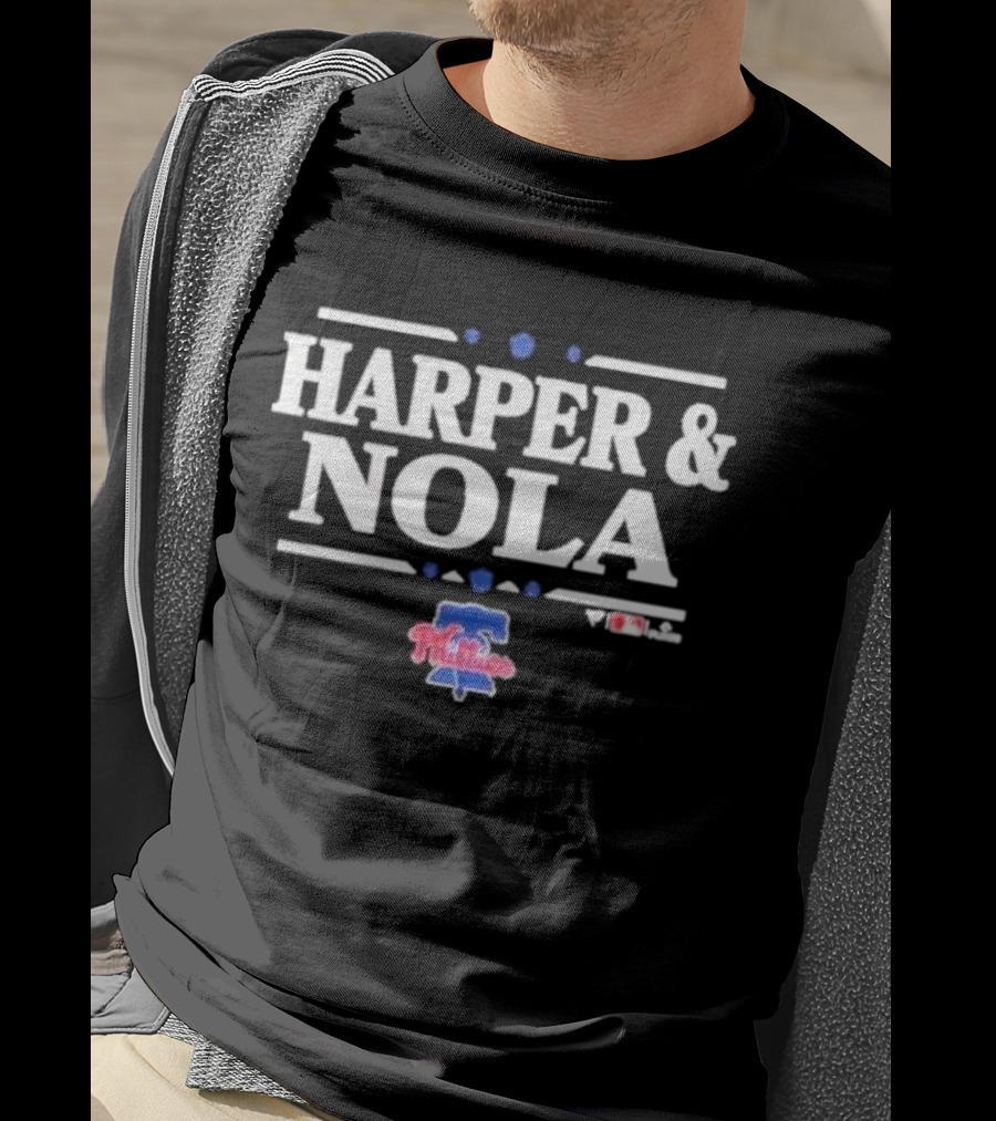 Harper And Nola Philadelphia Phillies Team Baseball Stars T-Shirt