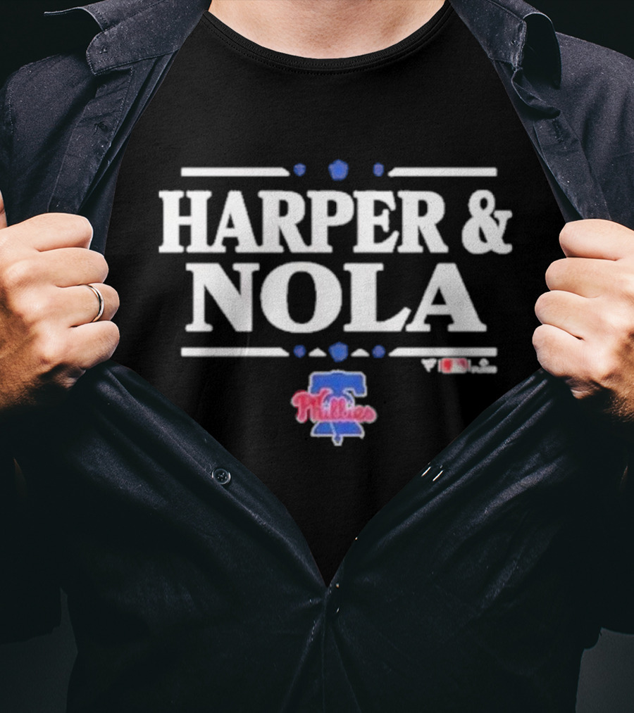 Harper And Nola Philadelphia Phillies Team Baseball Stars T-Shirt