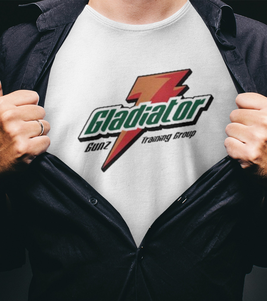 Channingcrowder Gladiator Gunz Training Group Thunderbolt T-Shirt