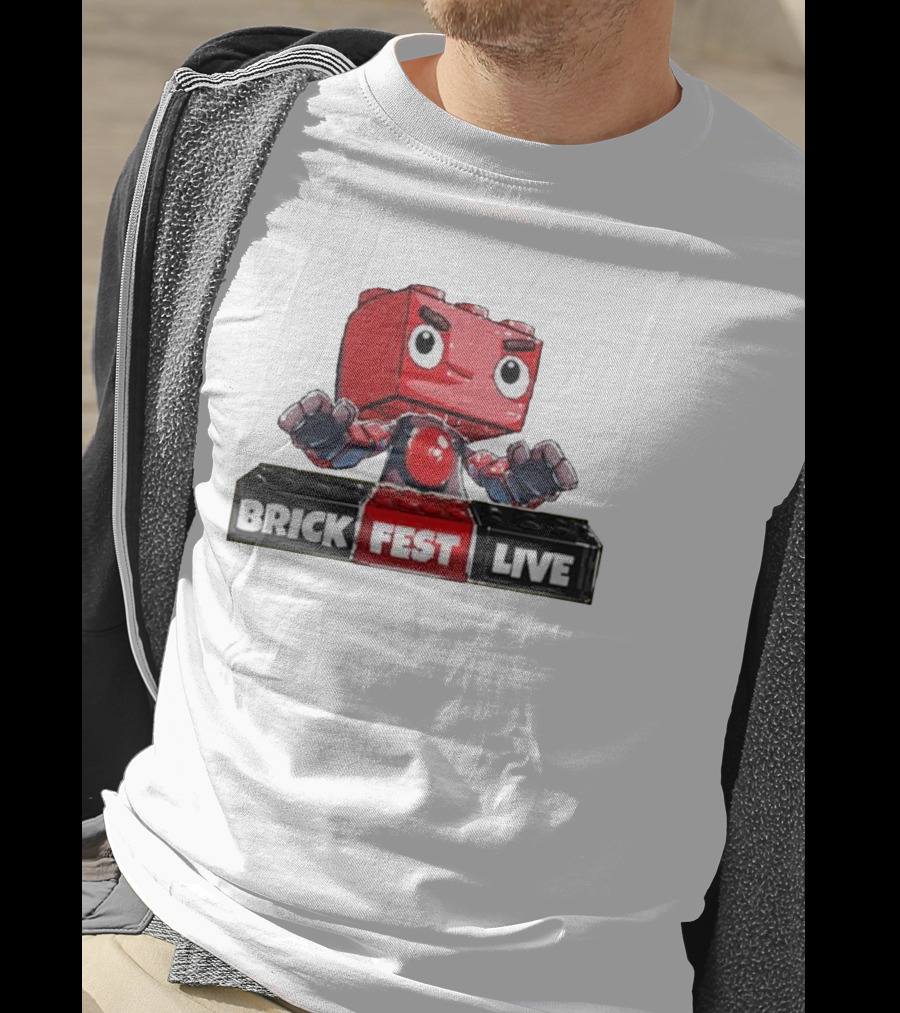 LEGO Brick Fest Live Animated Character Block T-Shirt