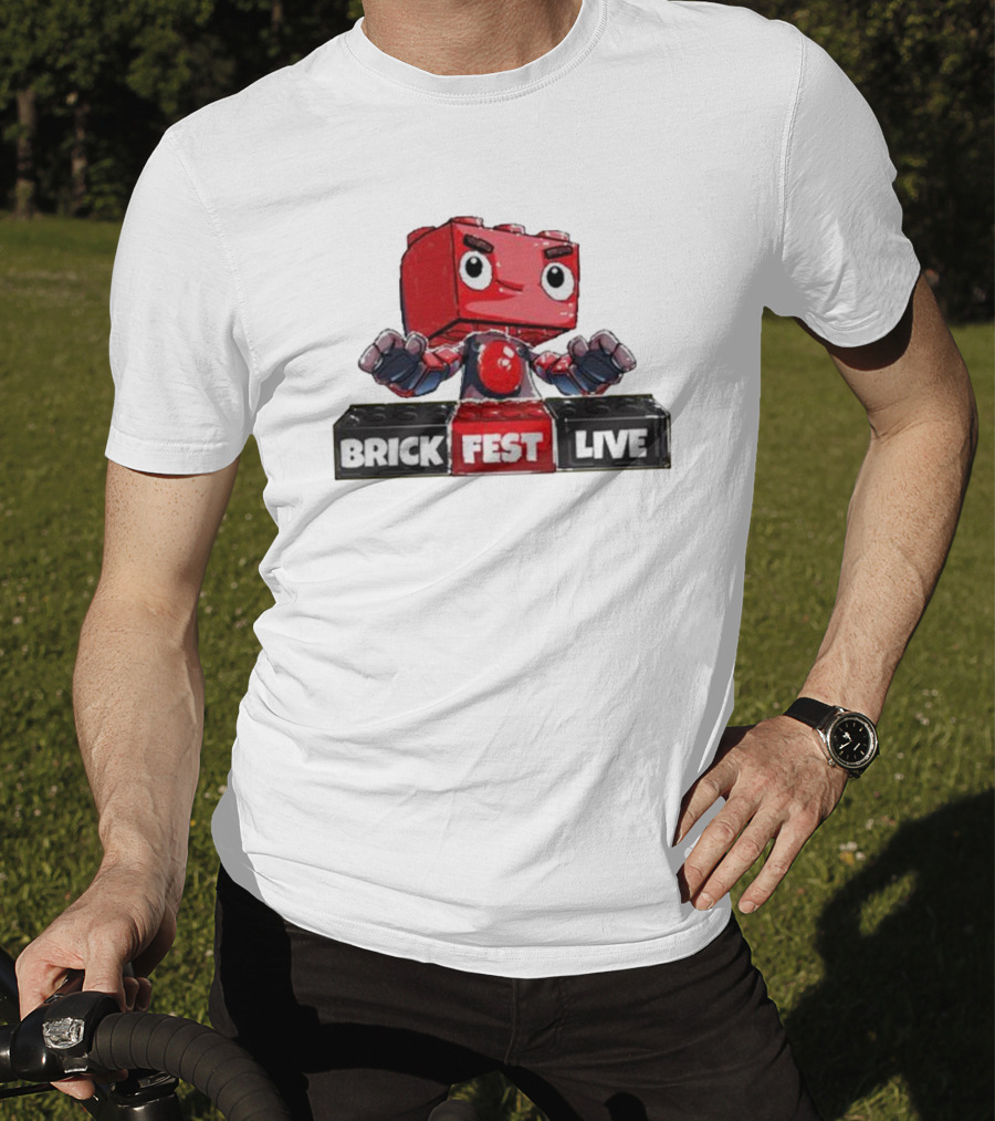 LEGO Brick Fest Live Animated Character Block T-Shirt