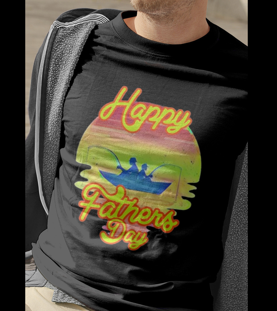 Happy Fathers Day Fishing T-Shirt
