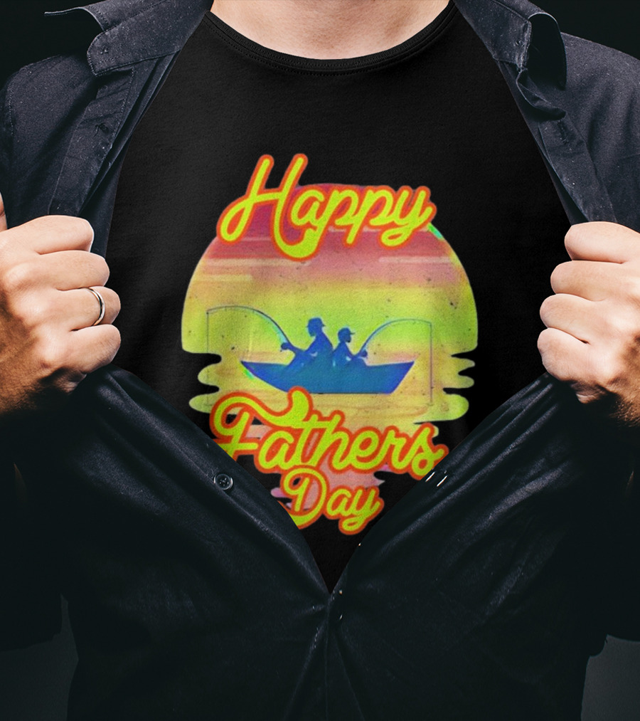 Happy Fathers Day Fishing T-Shirt