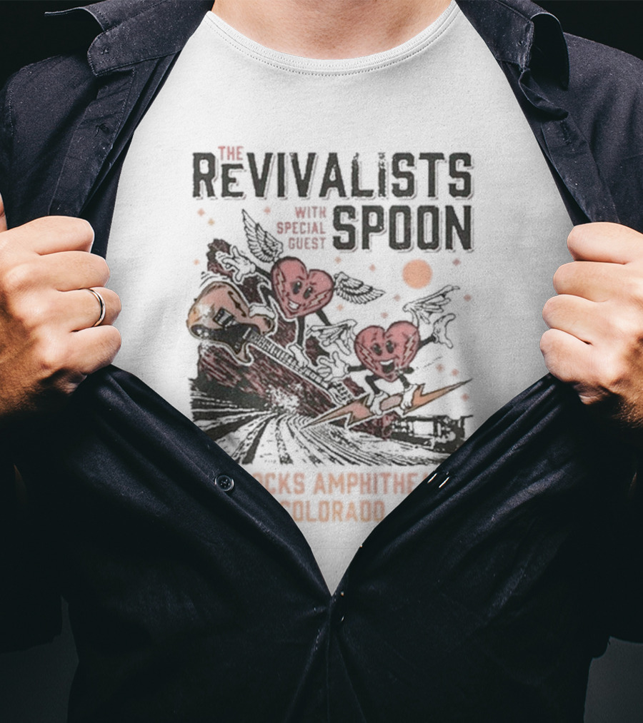 The Revivalists With Spoon Special Guest Red Rocks Amphitheatre August 14 15 T-Shirt