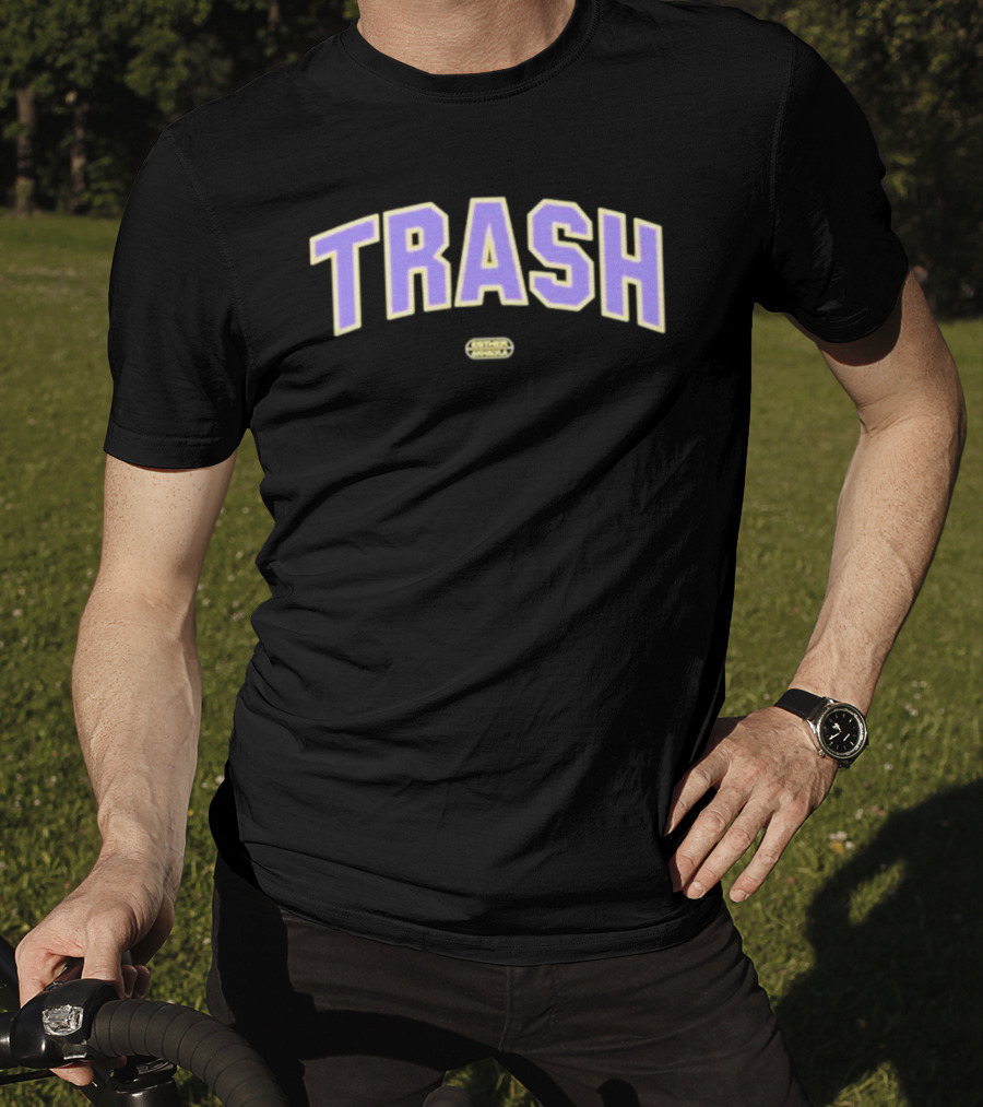 Trash Tuesday Trash Esther And Khalyla Purple T-Shirt