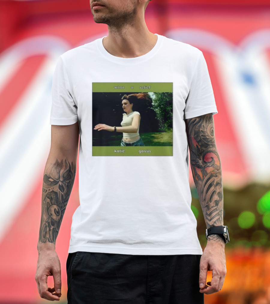 What A Relief Katie Gavin Running Green Park Scene T-Shirt