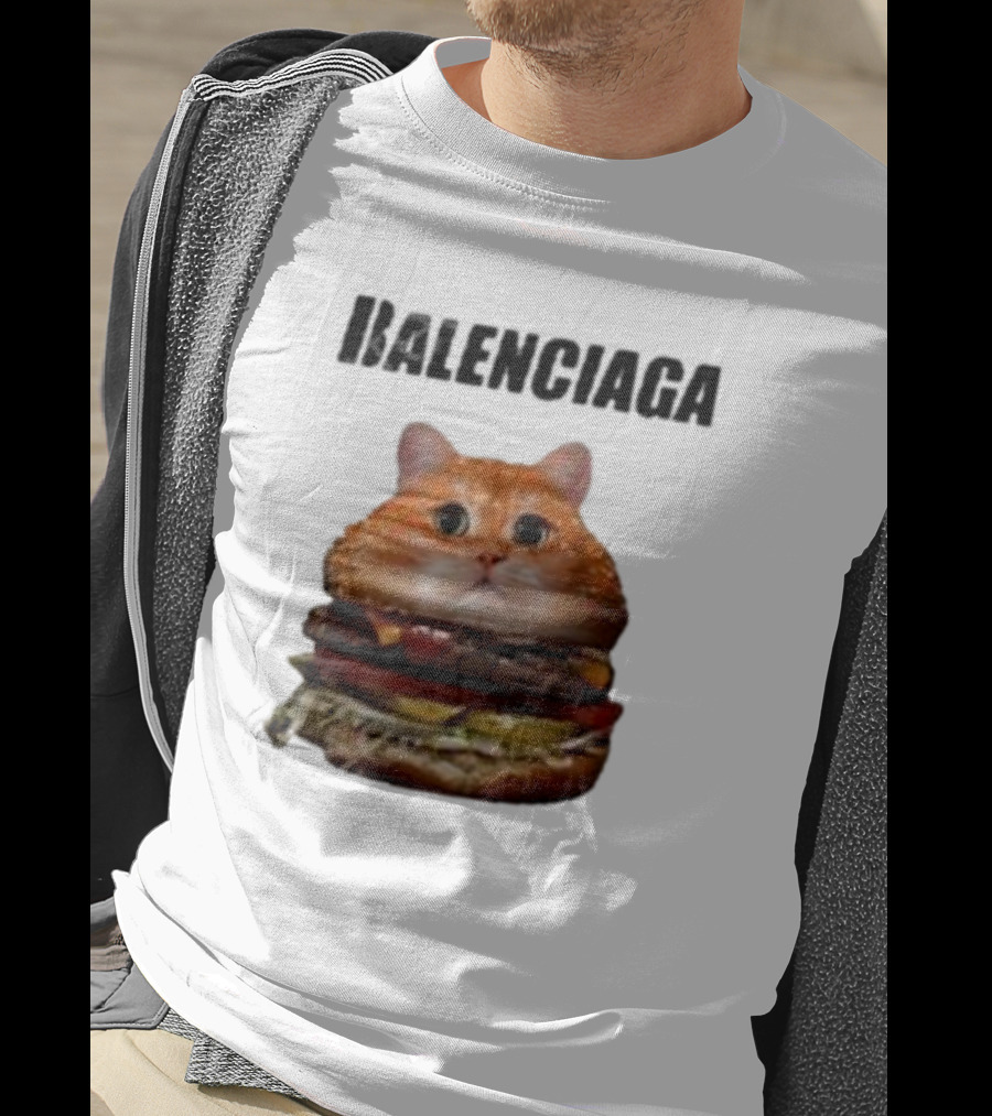 Balenciaga Burger Cat Hot T-Shirt