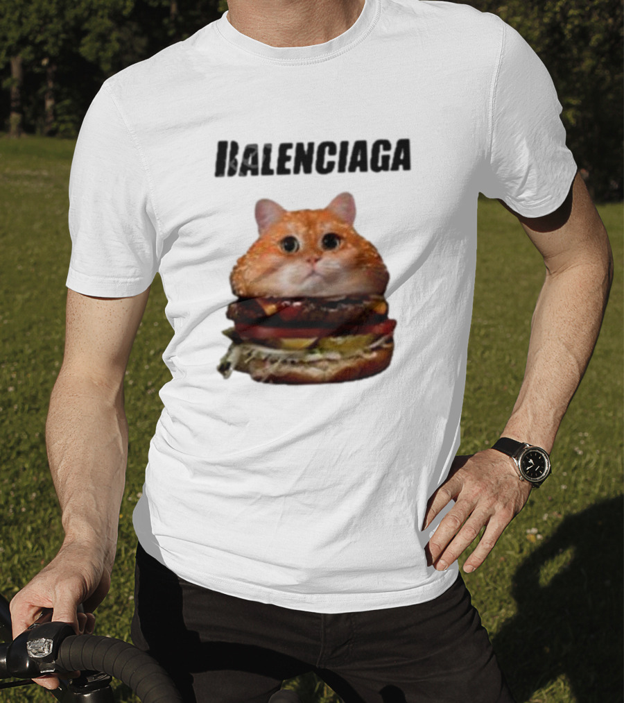 Balenciaga Burger Cat Hot T-Shirt