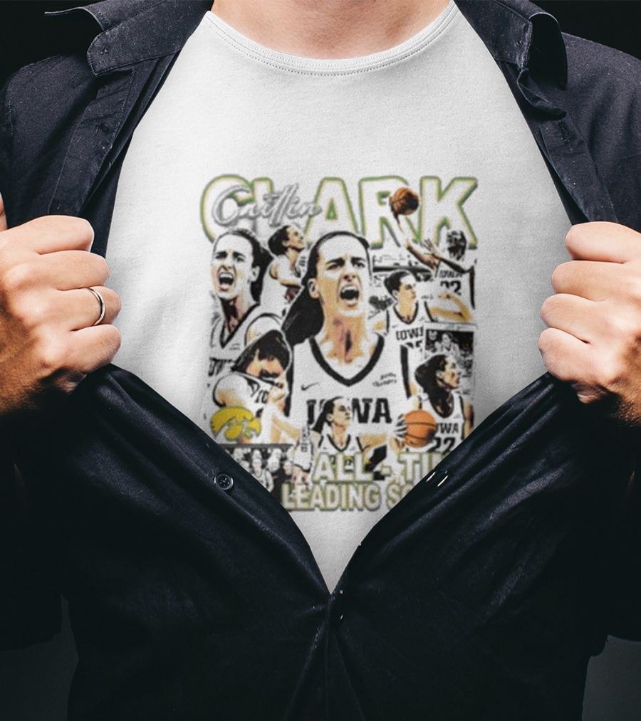 Clark Iowa All Time Leading Scorer Basketball Highlights T-Shirt