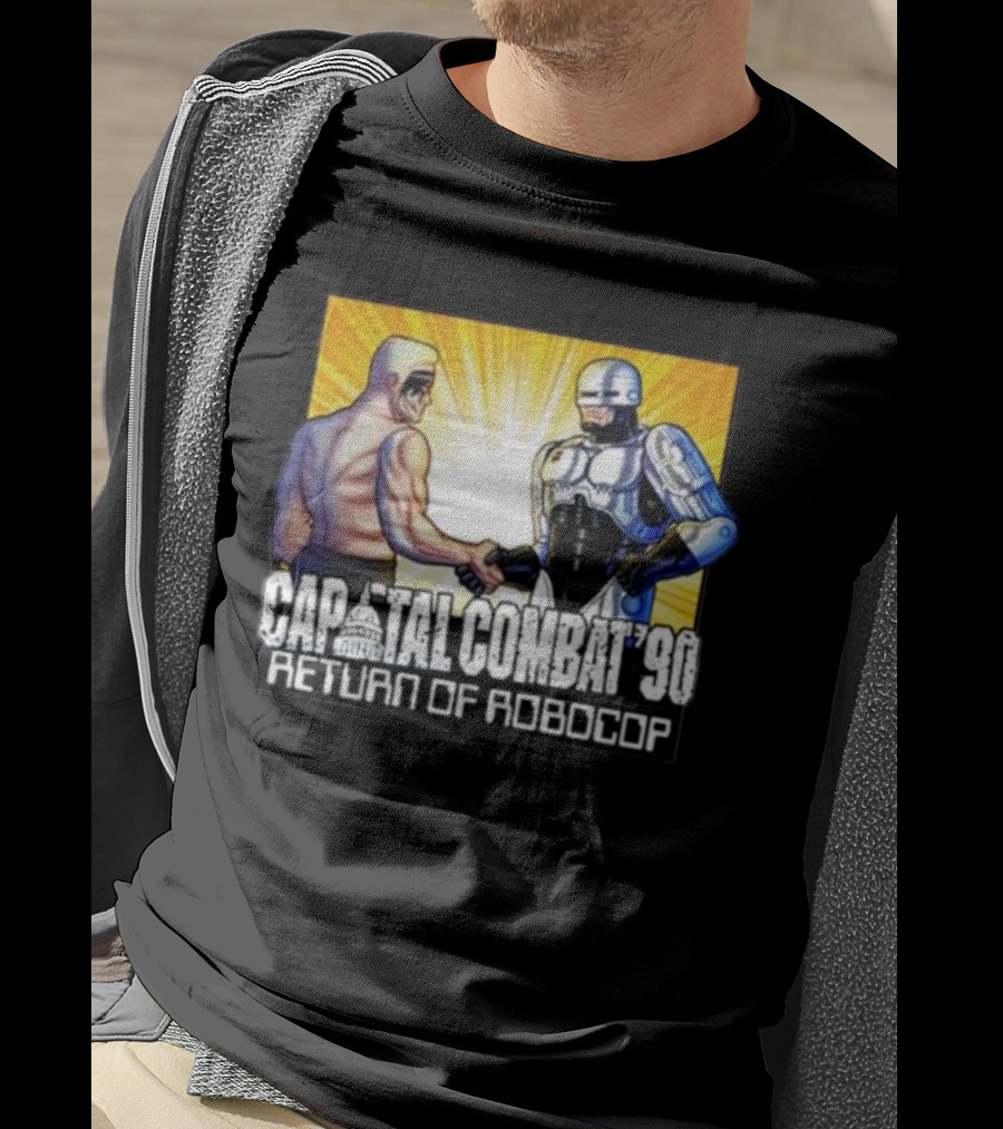 Capital Combat '90 Return Of Robocop Wrestling Encounter T-Shirt