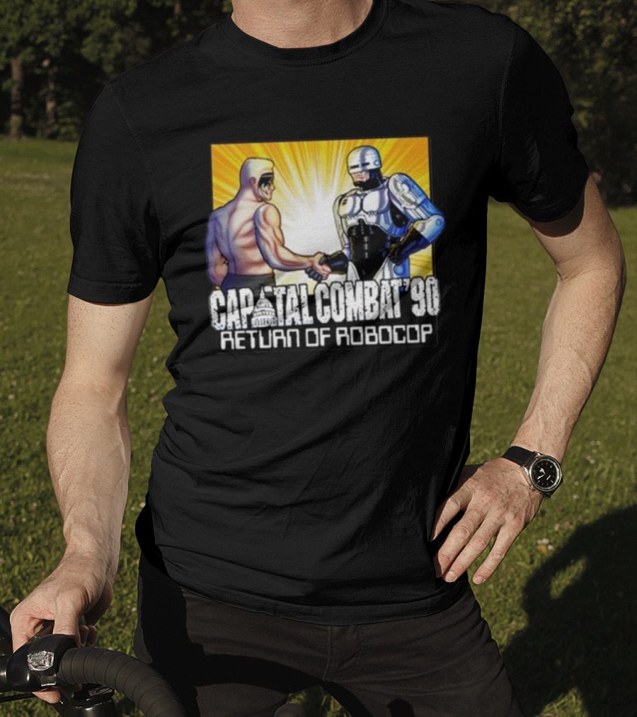Capital Combat '90 Return Of Robocop Wrestling Encounter T-Shirt