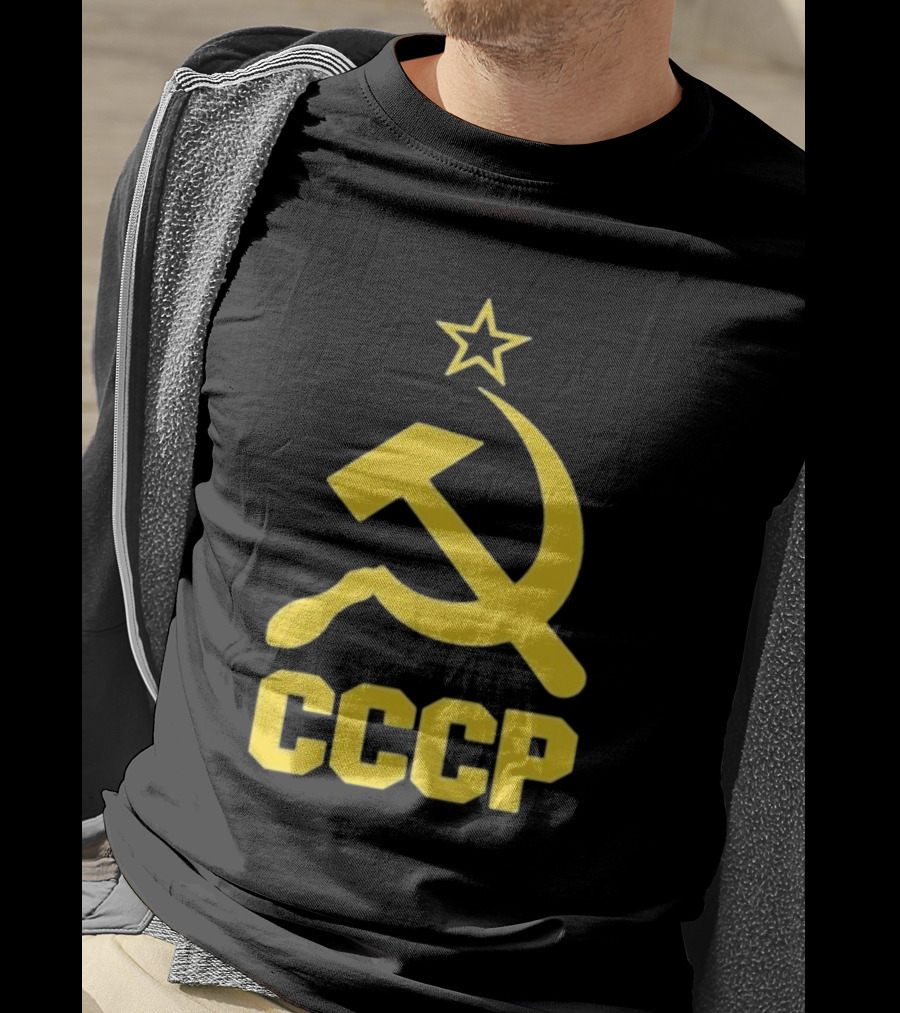CCCP Hammer And Sickle Star Soviet T-Shirt