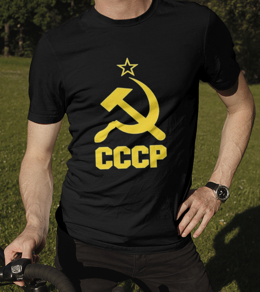 CCCP Hammer And Sickle Star Soviet T-Shirt