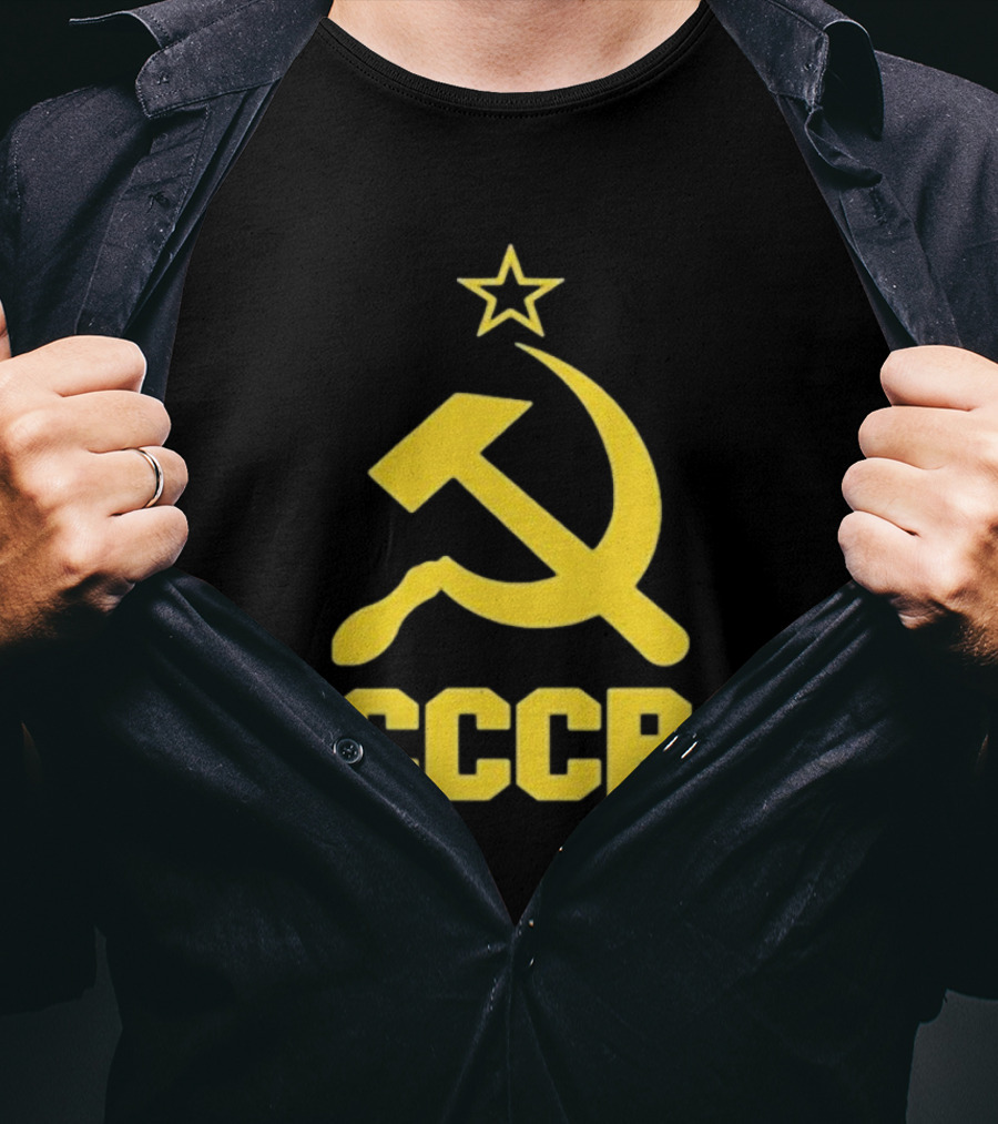 CCCP Hammer And Sickle Star Soviet T-Shirt