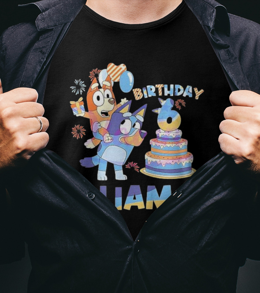 Birthday 6 Liam Funny It's My Birthday T-Shirt