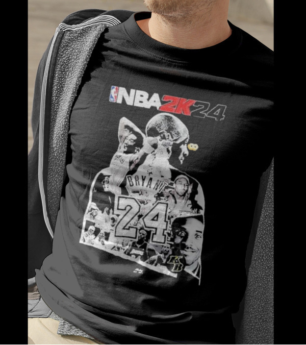 NBA 2K24 Mamba Day Kobe Bryant 24 08 24 Two Sides T-Shirt