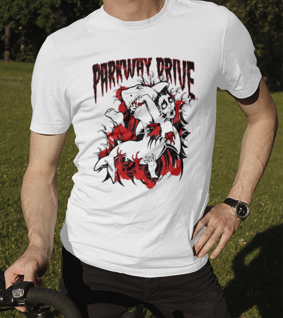 Parkway Drive Blood In The Water Shark Attack T-Shirt