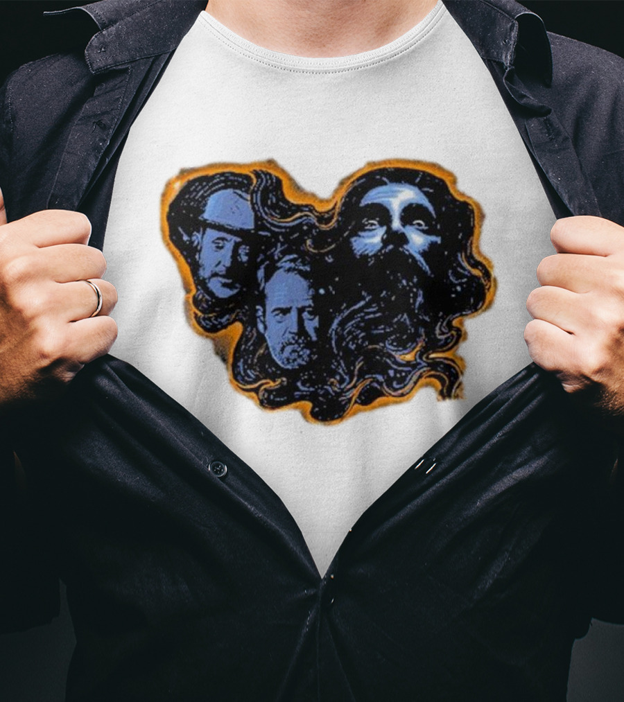 The White Buffalo A Freight Train Through The Night Faces And Mystical T-Shirt