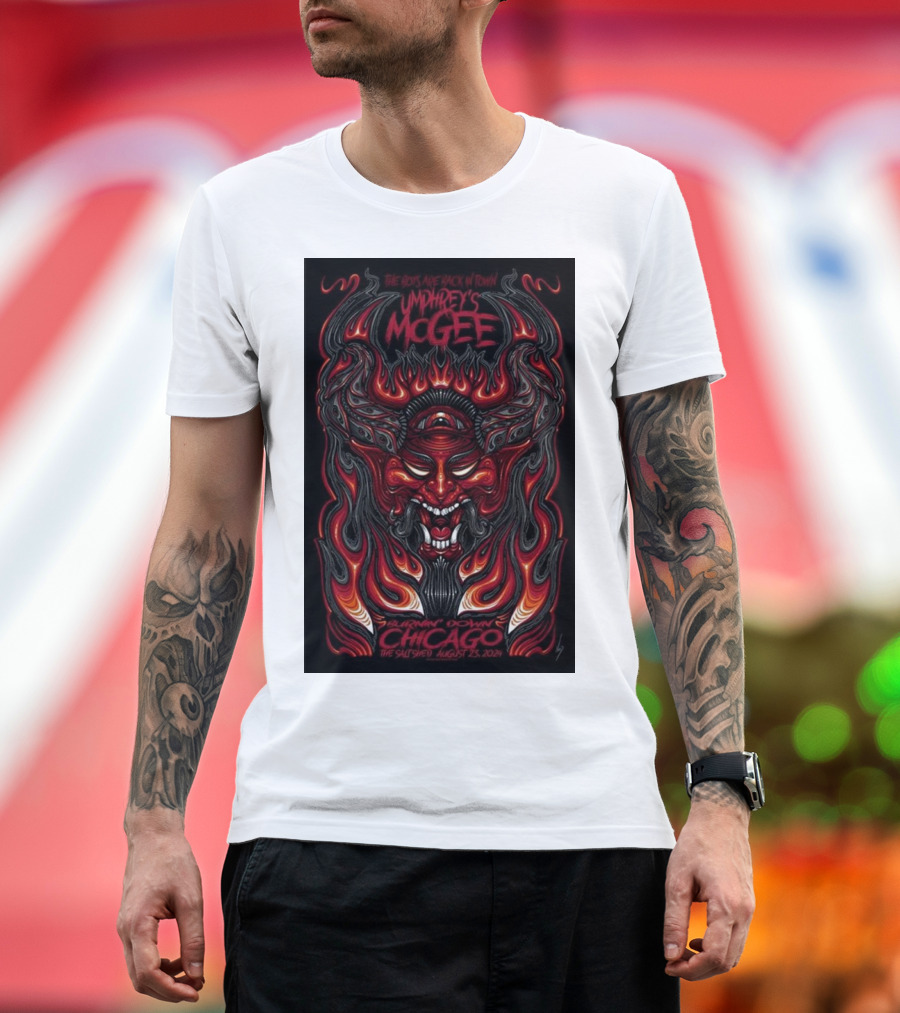 Umphrey's McGee Melting Down Chicago The Salt Shed August 23 2024 Tour Devil T-Shirt