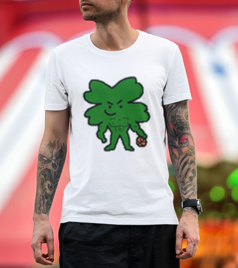 Boston Buff NBA Shamrock Basketball Player T-Shirt