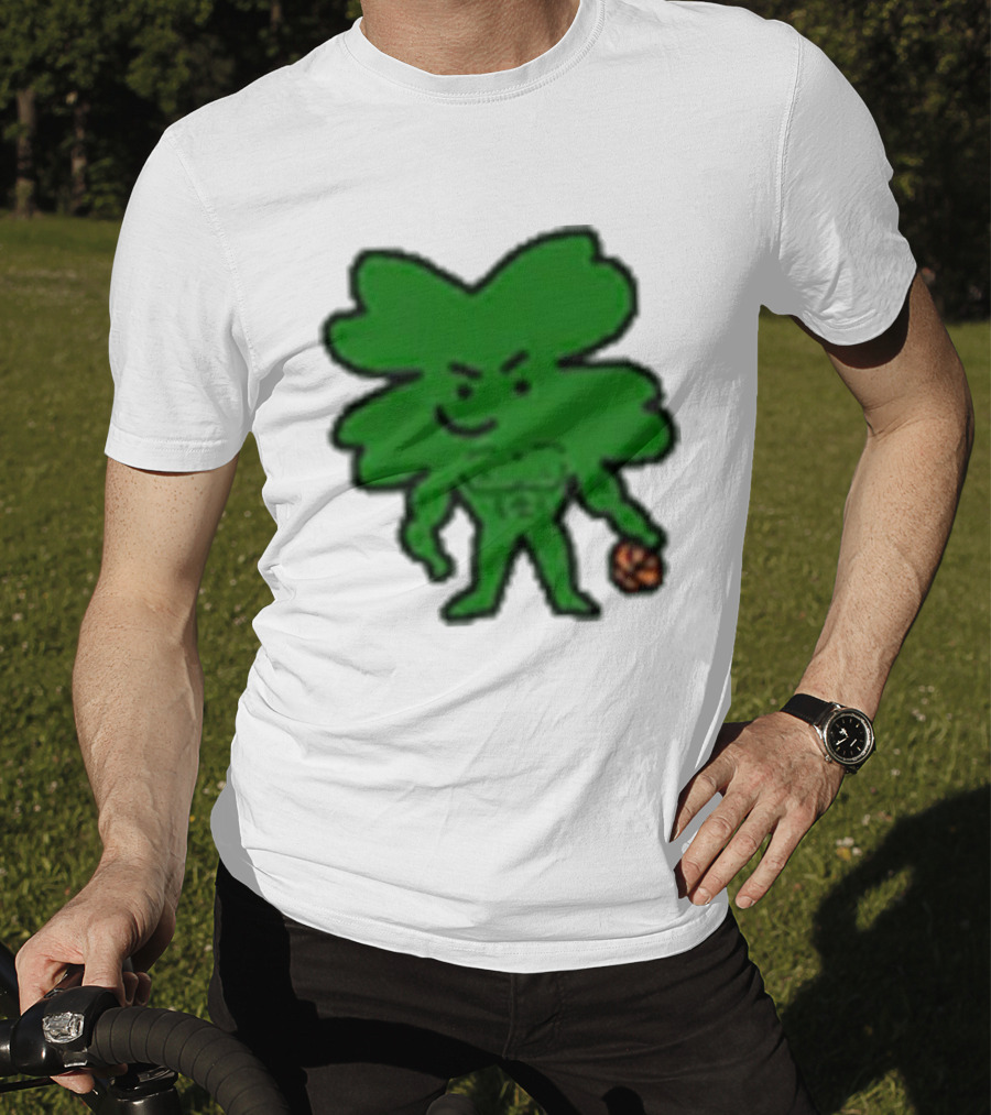 Boston Buff NBA Shamrock Basketball Player T-Shirt