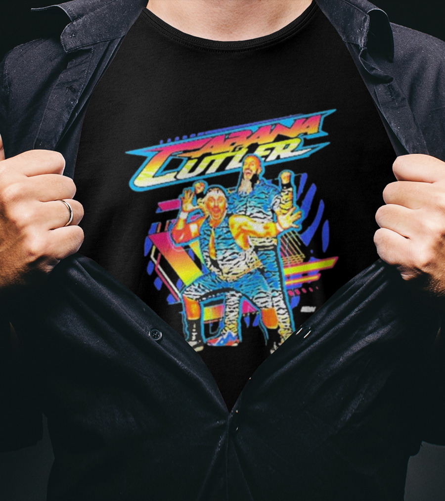 Cabana And Cutler Retro Wrestling Duo T-Shirt