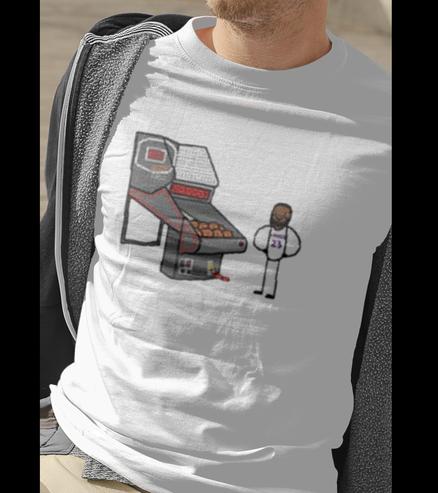 Bron 40k NBA Basketball Shooting Machine 23 T-Shirt